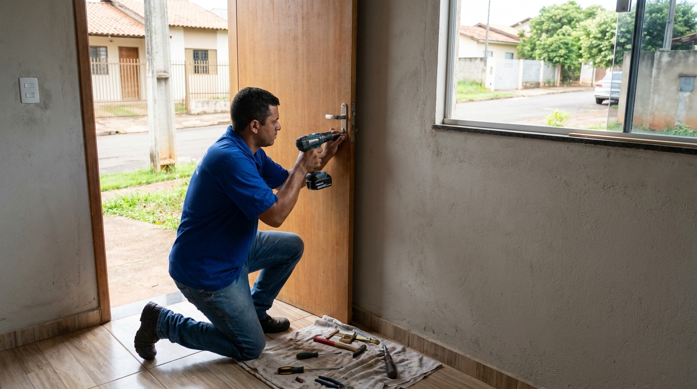 Instalação de Fechadura Residencial profissional em Porto Velho‑RO